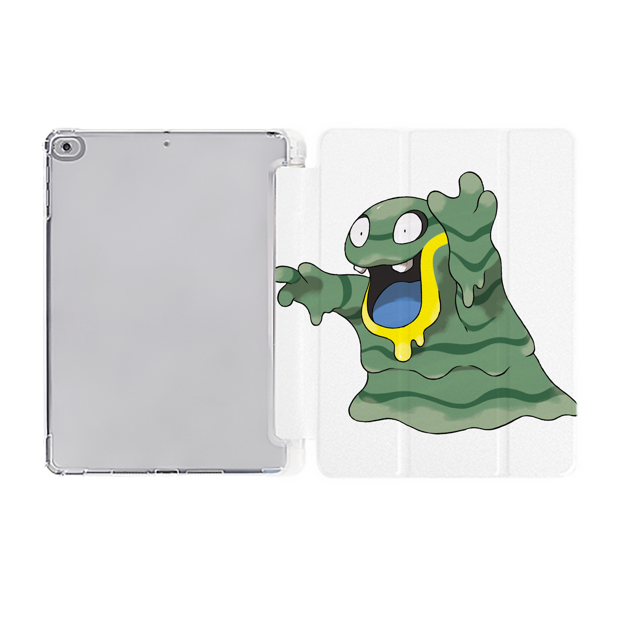 （画像用） ポケットモンスター Pokémon IPad ケース ペン収納付き 三つ折りスタンド PUレザー×シリコン 対応機種9.5/10.5/10.9インチ